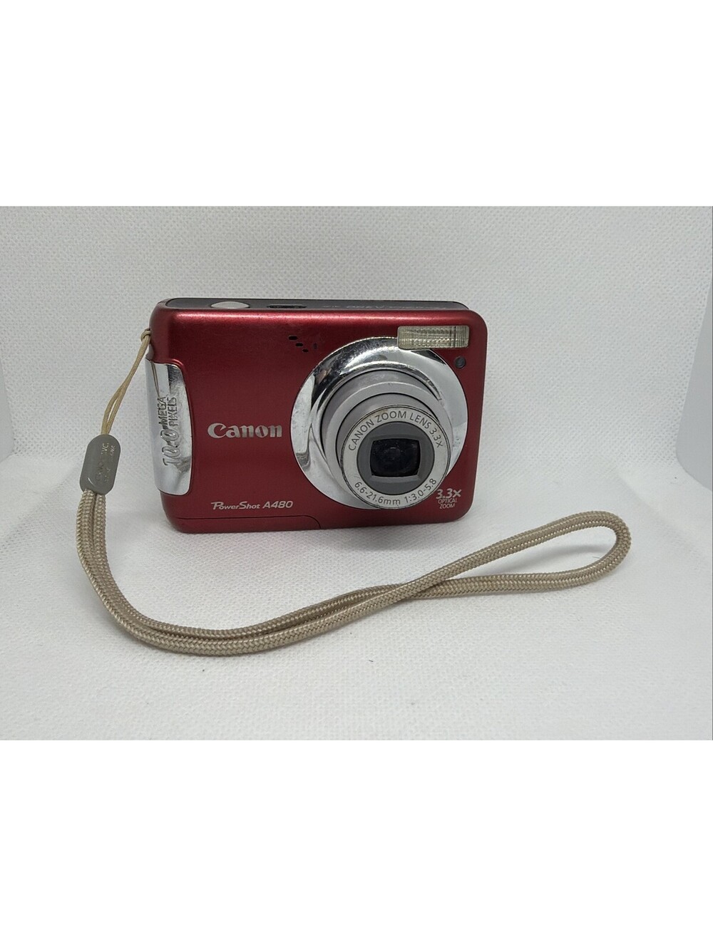 Canon Powershot A480 Digital Camera 10MP 3.3x Optical Zoom Retro Working